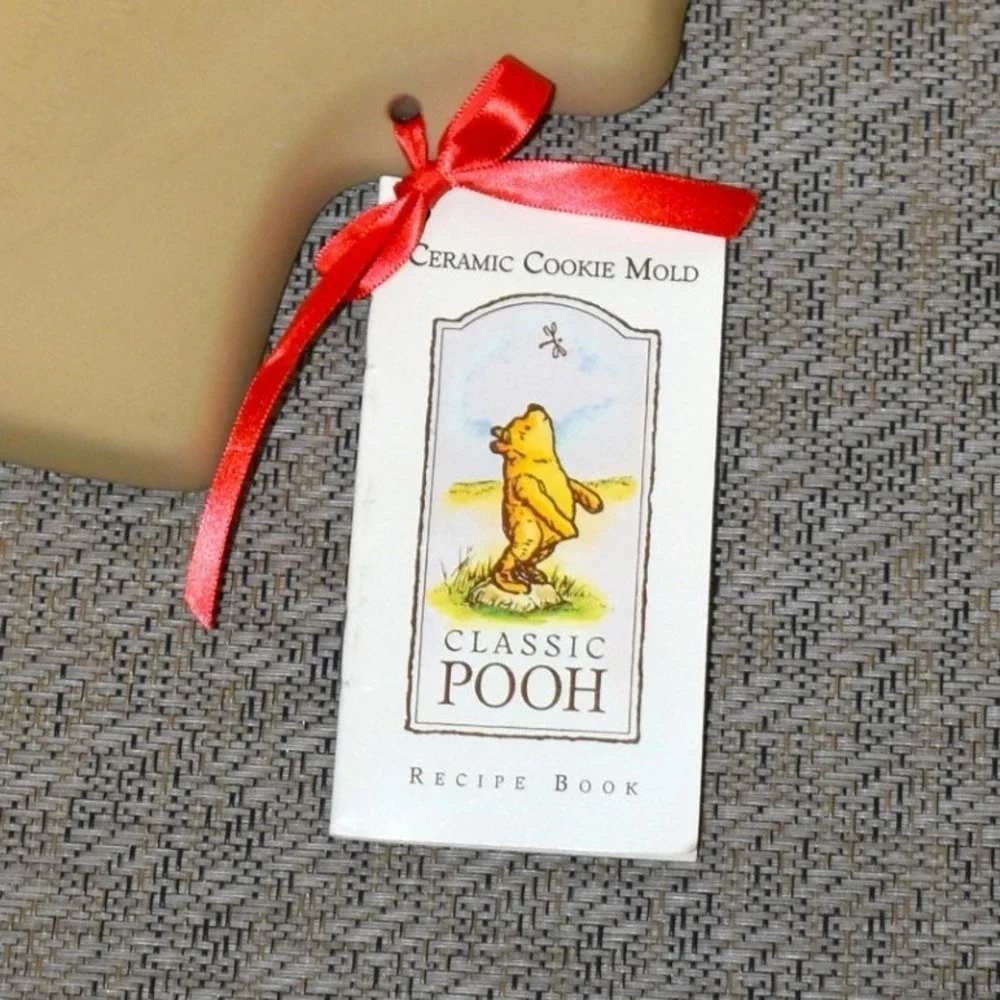 Brown Bag Cookie Art Winnie the Pooh Cookie‎ Mold Tan NEW Pooh's Letter Ceramic